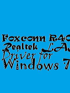 Foxconn ethernet controller driver download windows 7 0